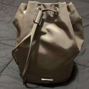 Prada Drawstring Nylon Bucket Pouch